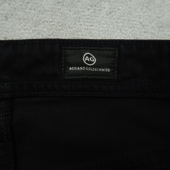 Adriano Goldschmied Jeans Mens Size 33x34 Black Protege Straight Stretch Denim - Picture 8 of 16